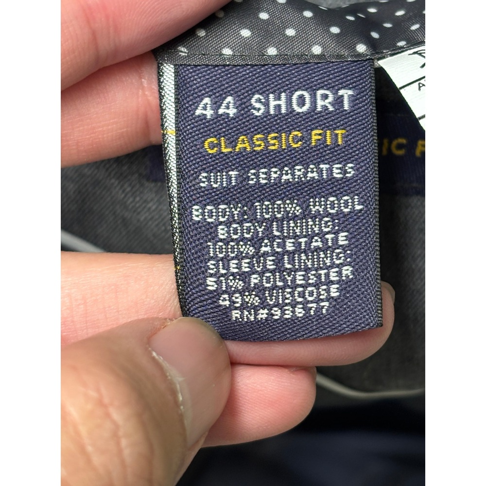 NWT Stafford Mens Medium Wool Classic Fit Suit Separate Blazer Jacket 44 Short - Picture 11 of 16